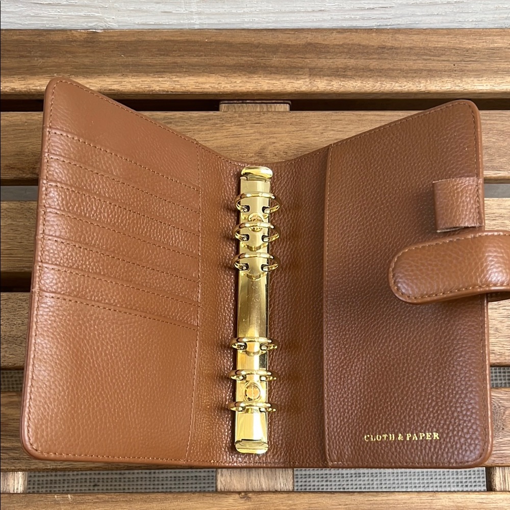 Cloth & Paper Brown Leather Planner